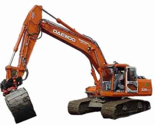 Product picture DAEWOO SOLAR S220LC-V TRACKED EXCAVATOR OPERATION & MAINTENANCE MANUAL