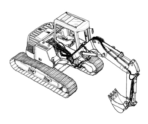 Product picture LIEBHERR R924 Compact HYDRAULIC EXCAVATOR / MATERIAL HANDLER OPERATION & MAINTENANCE MANUAL