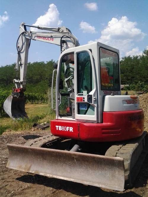 Product picture TAKEUCHI TB80FR COMPACT EXCAVATOR SERVICE REPAIR MANUAL